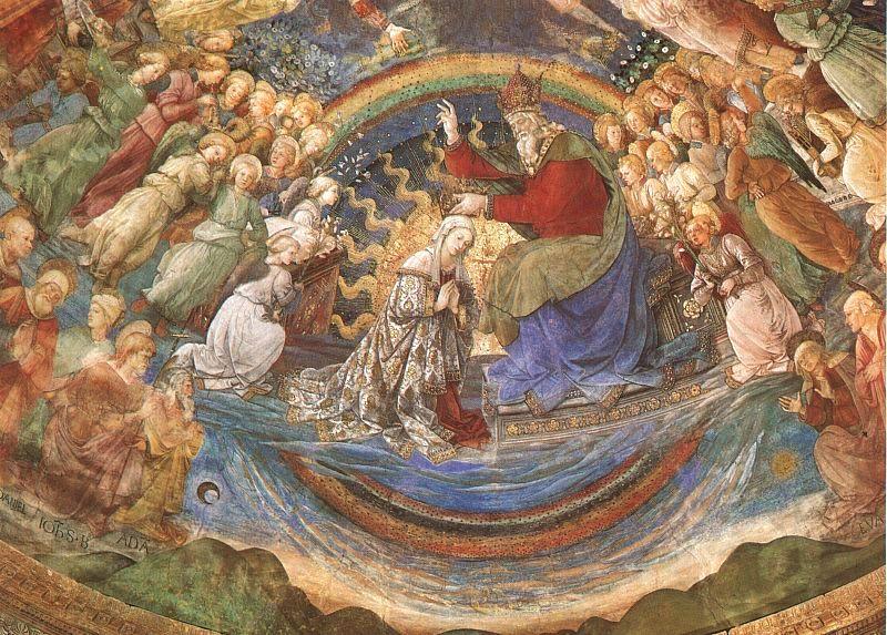 Fra Filippo Lippi Coronation of the Virgin oil painting image